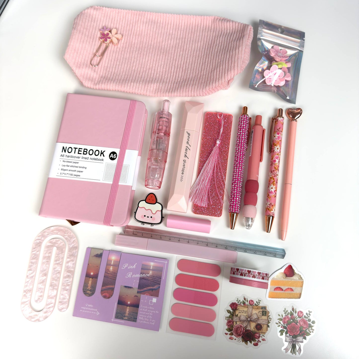 STATIONERY BUNDLE PINK ROMANCE