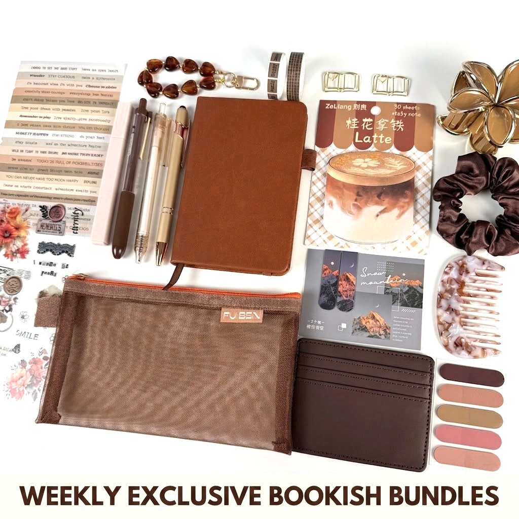 WEEKLY EXCLUSIVE BOOKISH BUNDLE

LIMITED WEEKLY DROPS — ONCE SOLD OUT, THEY DON’T COME BACK!
🤎🩶