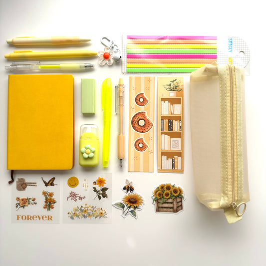 💛 YELLOW DESK SET