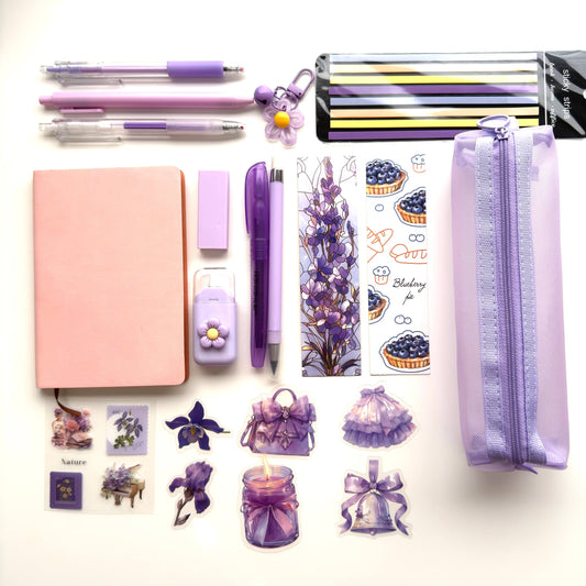 💜 PURPLE DESK SET