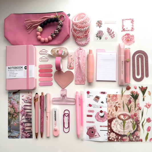 STATIONERY BUNDLE 🎀 𝓢𝓸𝓯𝓽 𝓟𝓲𝓷𝓴