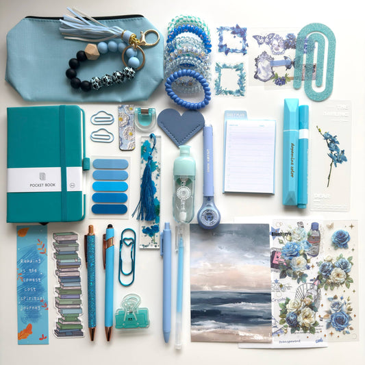 STATIONERY BUNDLE 🩵 𝓘𝓬𝓮 𝓑𝓵𝓾𝓮