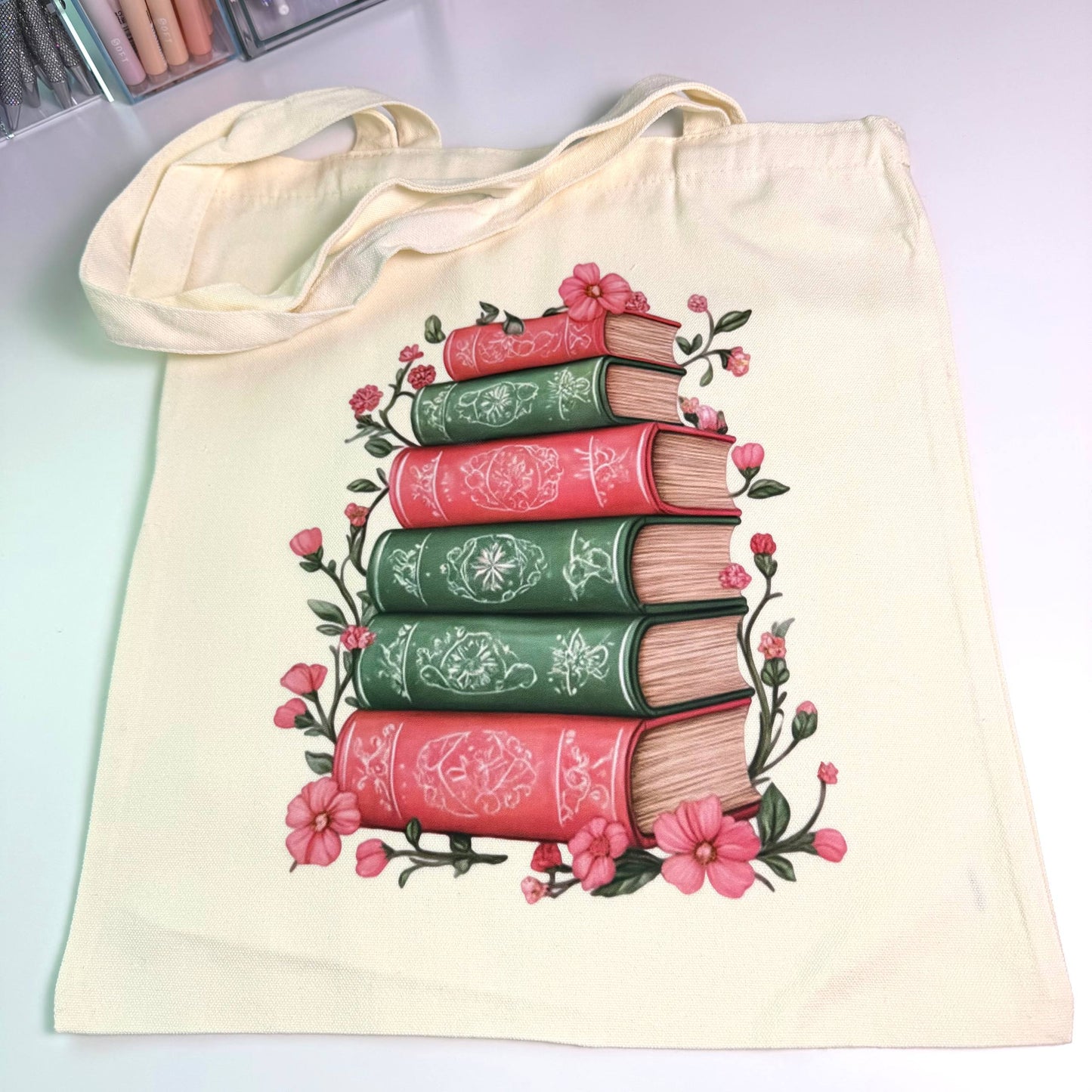BOOKISH TOTE 🤍