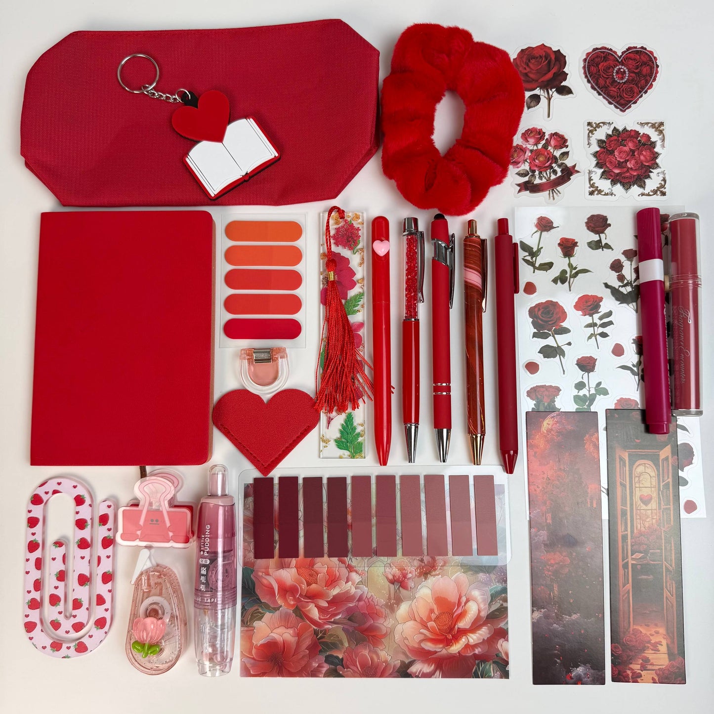 STATIONERY BUNDLE ❤️ 𝓡𝓸𝓼𝓮 𝓡𝓮𝓭