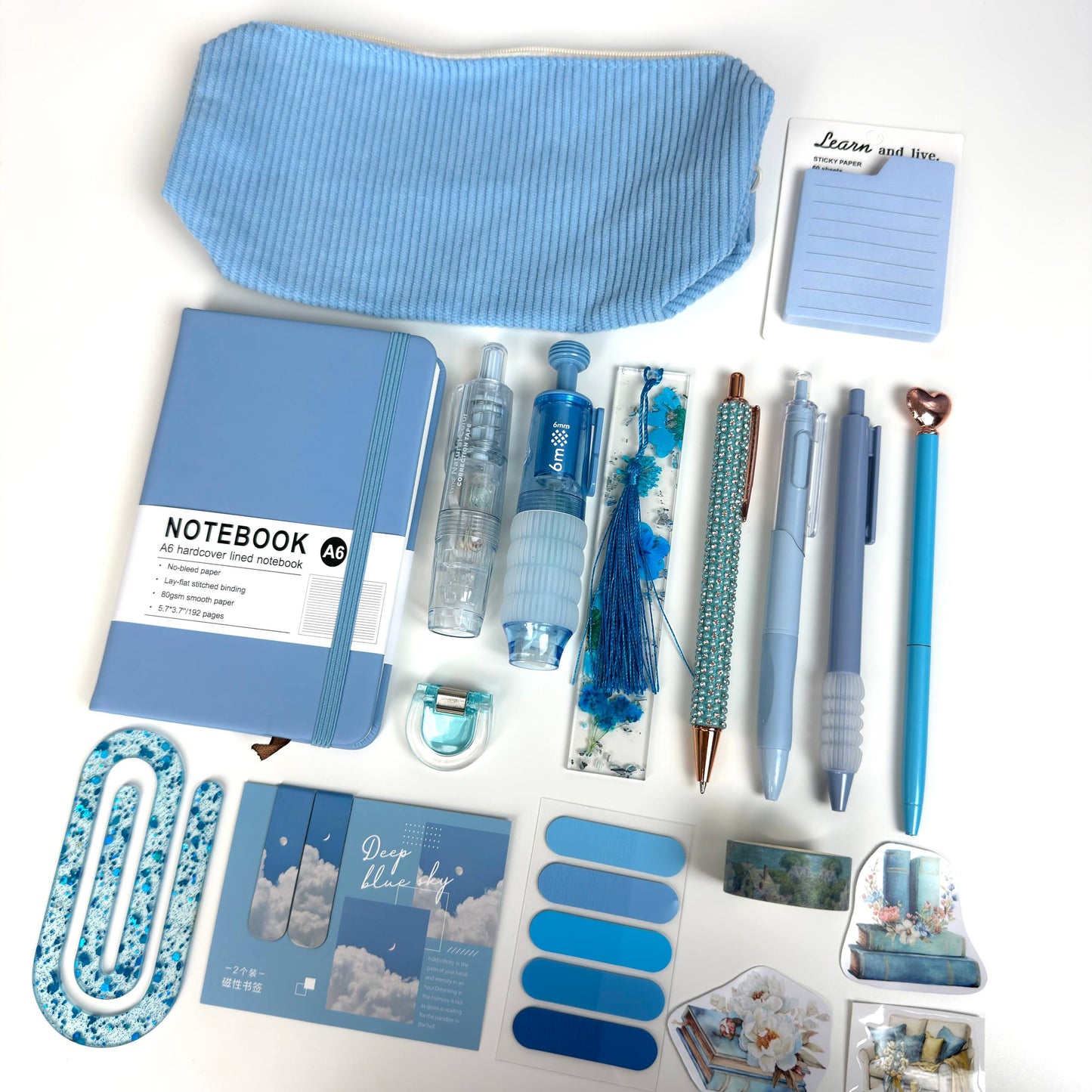 STATIONERY BUNDLE BLUE SERENITY