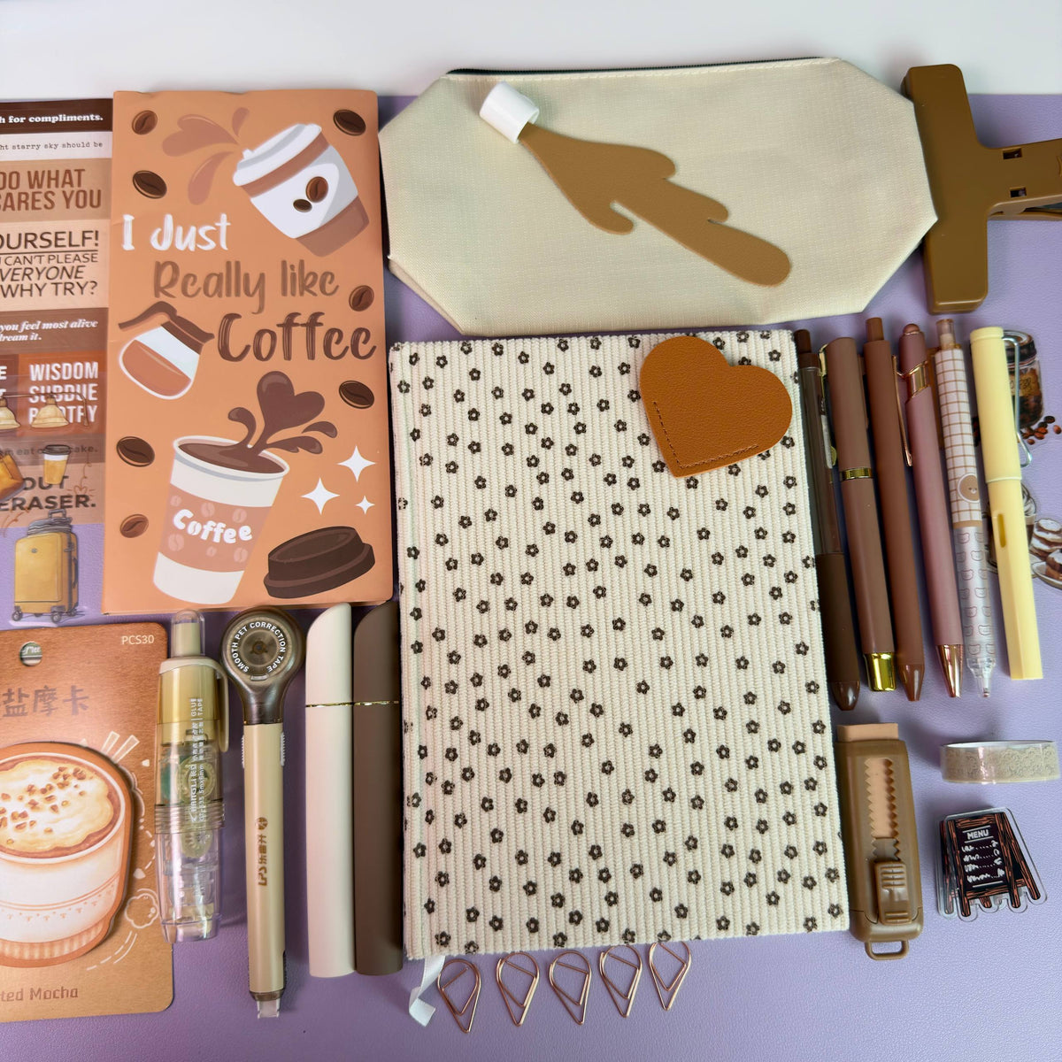 STATIONERY BUNDLE MOCHA