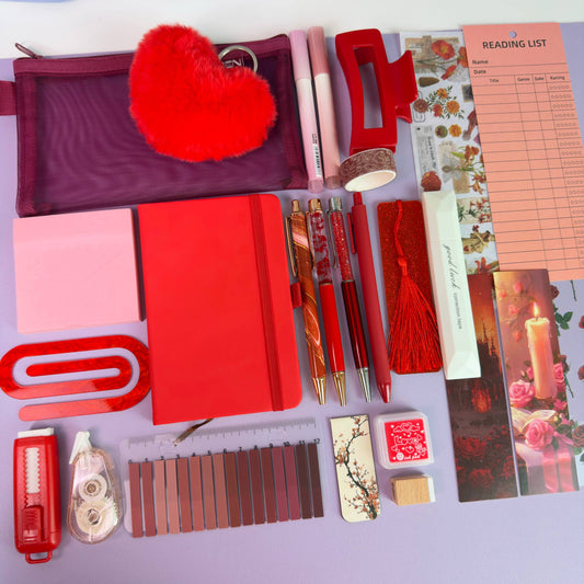 STATIONERY BUNDLE  RED