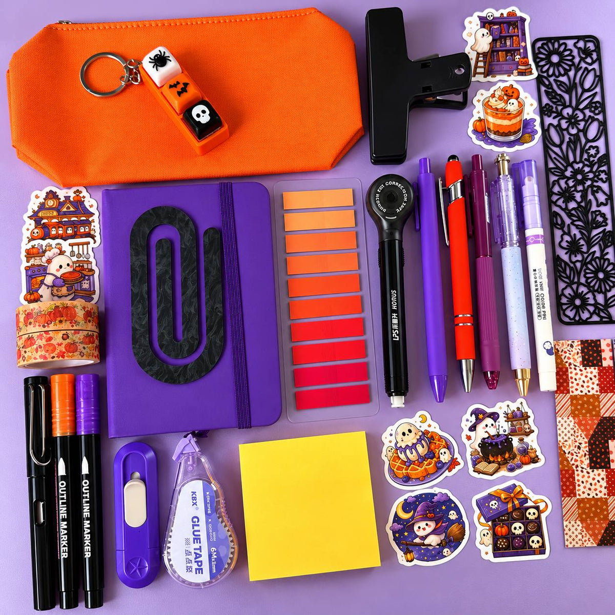 HAUNTED AUTUMN STATIONERY BUNDLE 🎃🍂